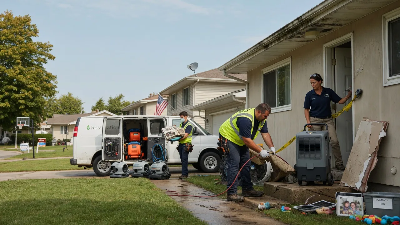 Water Damage Restoration in Berwick, IL near me